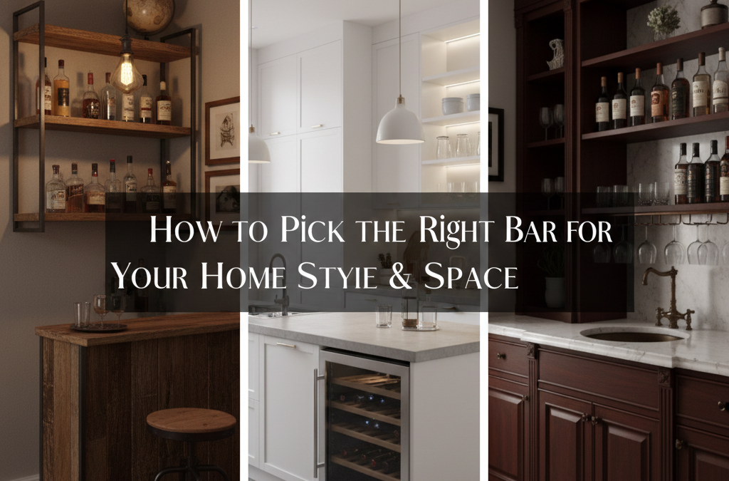 How to Pick the Right Bar for Your Home Style & Space