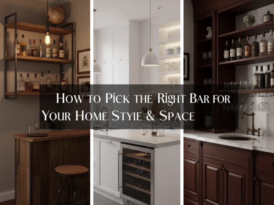 How to Pick the Right Bar for Your Home Style & Space