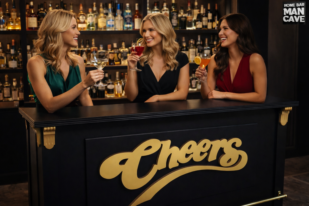 Girls in Cheers bar